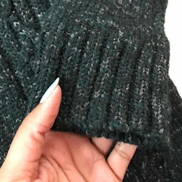 Elizabeth and James Green Cardigan Sweater - Picture 3 of 8